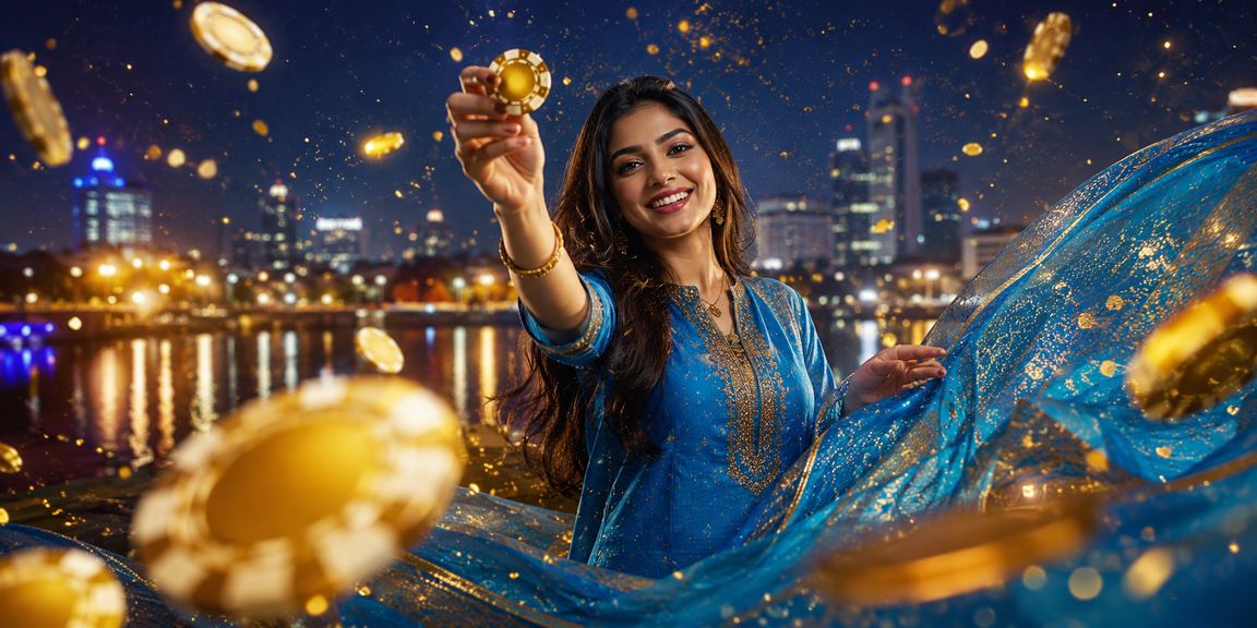 ঢাকায় ক্যাসিনো এন্টারটেইনমেন্টে বোনাস উপভোগ করছেন একজন নারী